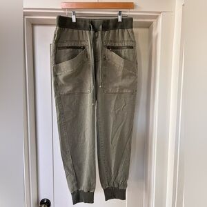 Young Fabulous & Broke Muted Olive Sage Cargo Pants